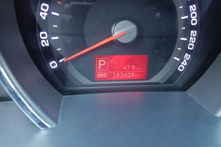 Used Kia Sportage R 2012 2.0L Automatic Two-Wheel Drive GLS Odometer Close Up