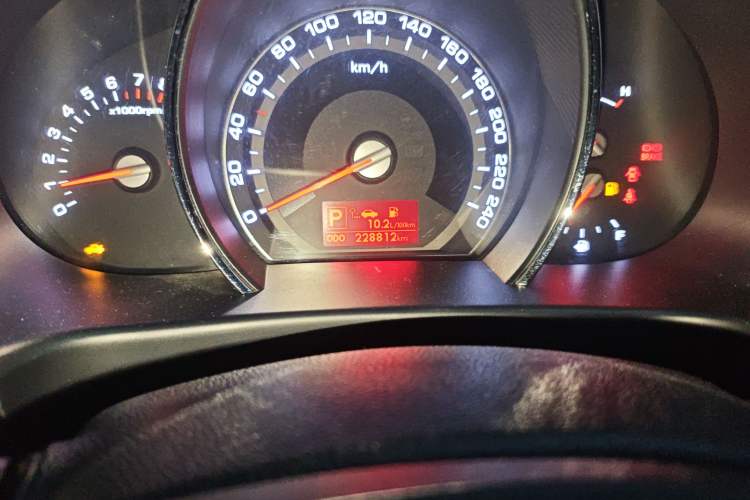 Used Kia Sportage R 2012 2.0L Automatic Two-Wheel Drive GLS Odometer Close Up