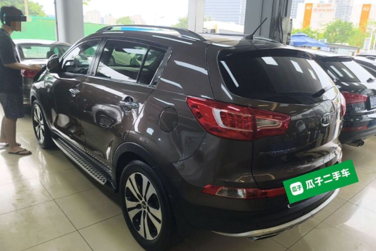 Used Kia Sportage R 2012 2.0L Automatic Two-Wheel Drive NAVI Rear Left 45 Deg