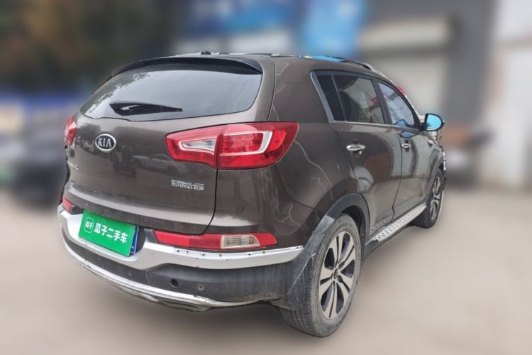 Used Kia Sportage R 2012 2.0L Automatic Two-Wheel Drive NAVI Rear Right 45 Deg
