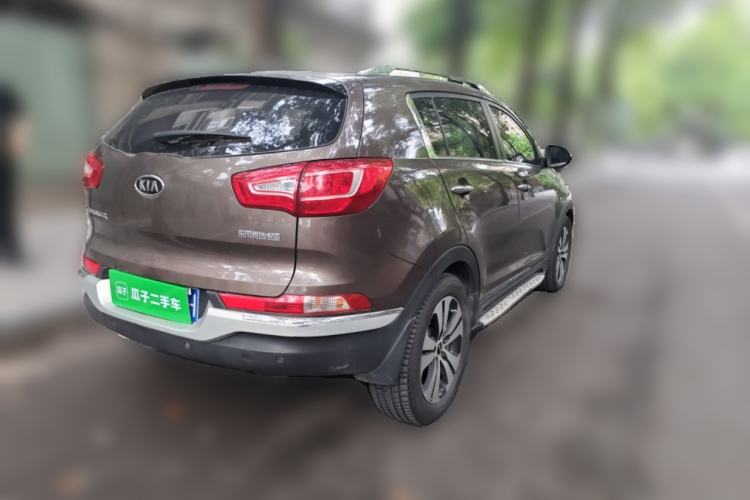 Used Kia Sportage R 2012 2.0L Automatic Two-Wheel Drive NAVI Rear Right 45 Deg