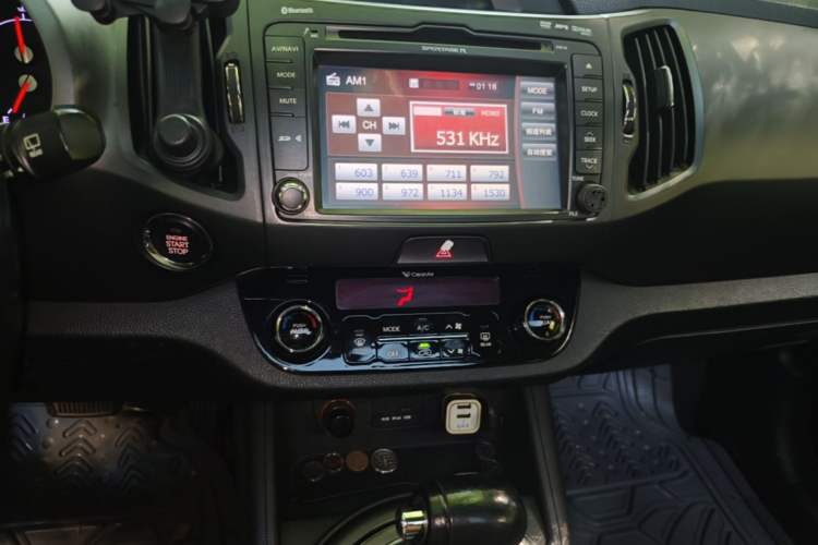 Used Kia Sportage R 2014 2.0L Automatic Two-Wheel Drive Premium Trim Audio And AC Panel