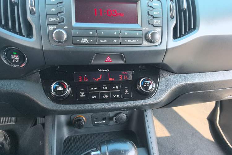 Used Kia Sportage R 2014 2.0L Automatic Two-Wheel Drive GLS Trim Audio And AC Panel