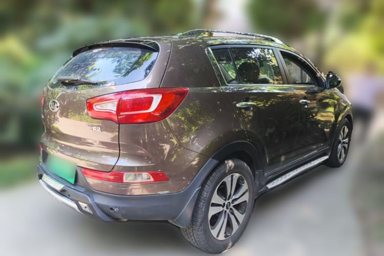 Used Kia Sportage R 2014 2.0L Automatic Two-Wheel Drive Premium Trim Rear Right 45 Deg