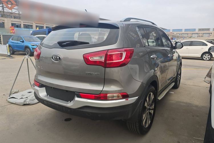 Used Kia Sportage R 2014 2.0L Automatic Two-Wheel Drive Premium Trim Rear Right 45 Deg