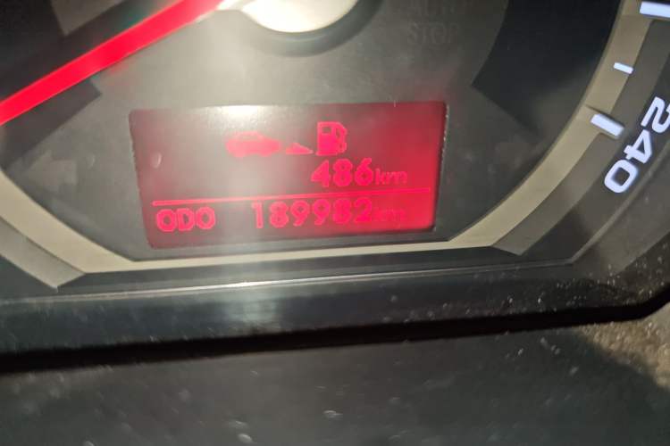 Used Kia Sportage R 2014 2.0L Manual Two-Wheel Drive GL Trim Odometer Close Up