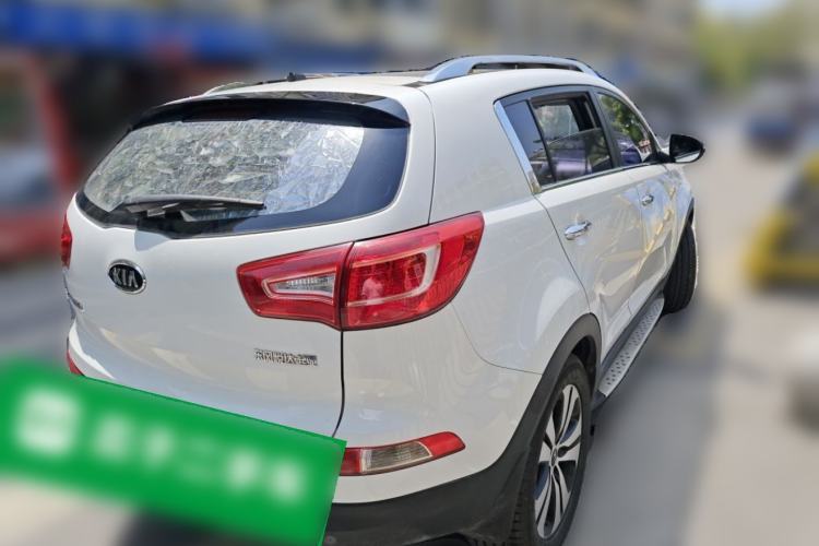 Used Kia Sportage R 2014 2.0L Automatic Two-Wheel Drive Premium Trim Rear Right 45 Deg