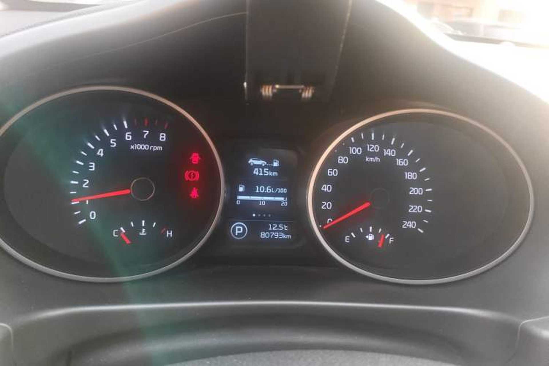 Used Kia Sportage R 2015 2.0L Automatic Two-Wheel Drive GL Instrument Cluster