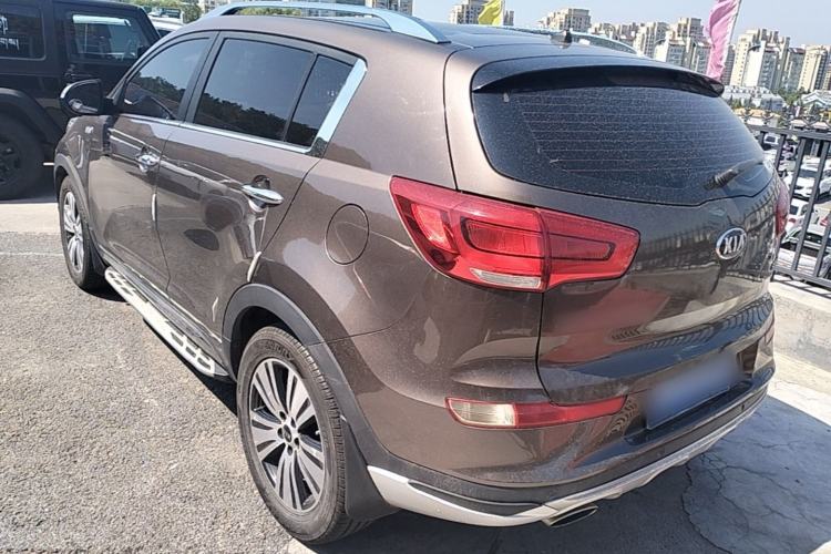 Used Kia Sportage R 2015 2.0L Automatic Two-Wheel Drive DLX Model Rear Left 45 Deg