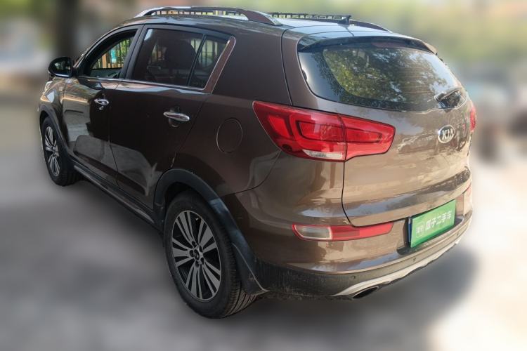 Used Kia Sportage R 2015 2.0L Automatic Two-Wheel Drive DLX Model Rear Left 45 Deg