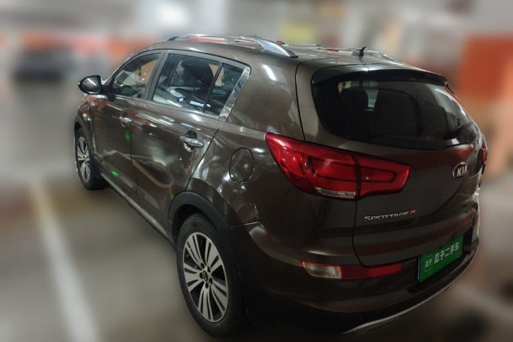 Used Kia Sportage R 2015 2.0L Automatic Two-Wheel Drive DLX Model Rear Left 45 Deg