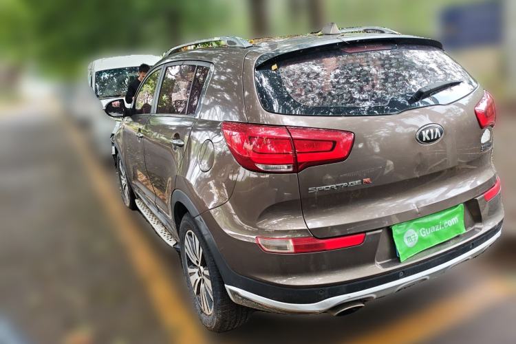 Used Kia Sportage R 2015 2.0L Automatic Two-Wheel Drive DLX Model Rear Left 45 Deg