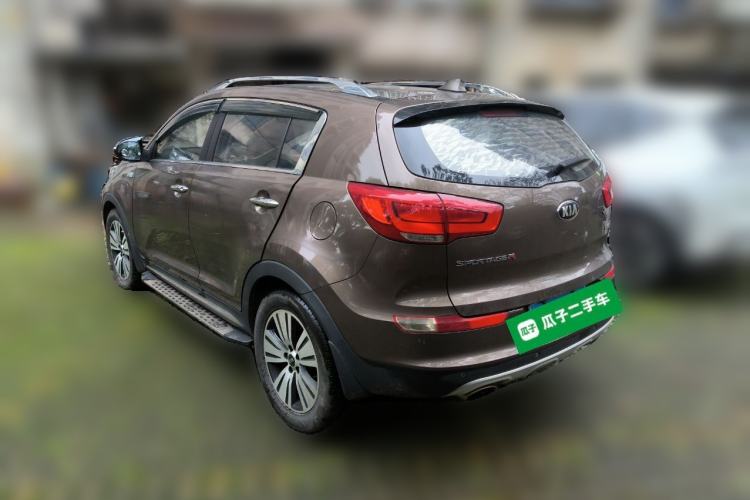 Used Kia Sportage R 2015 2.0L Automatic Two-Wheel Drive DLX Model Rear Left 45 Deg