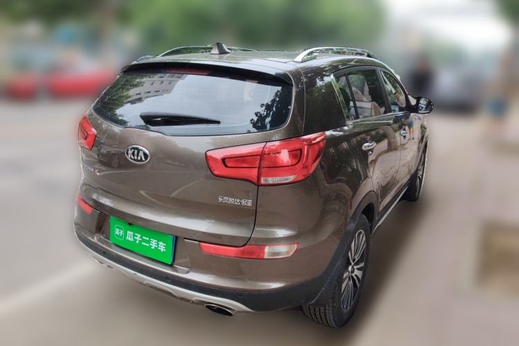 Used Kia Sportage R 2015 2.0L Automatic Two-Wheel Drive DLX Model Rear Right 45 Deg