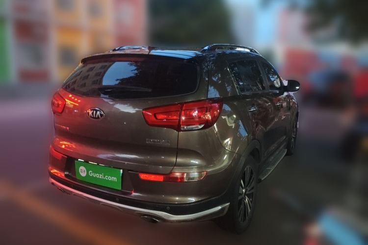 Used Kia Sportage R 2015 2.0L Automatic Two-Wheel Drive DLX Model Rear Right 45 Deg