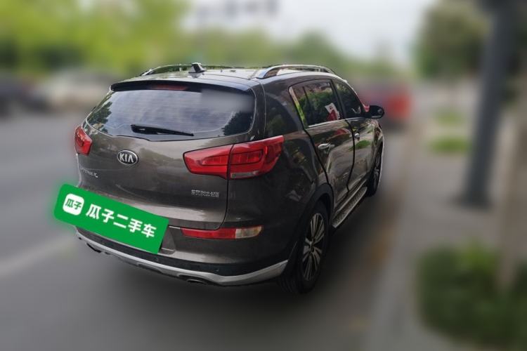 Used Kia Sportage R 2015 2.0L Automatic Two-Wheel Drive DLX Model Rear Right 45 Deg