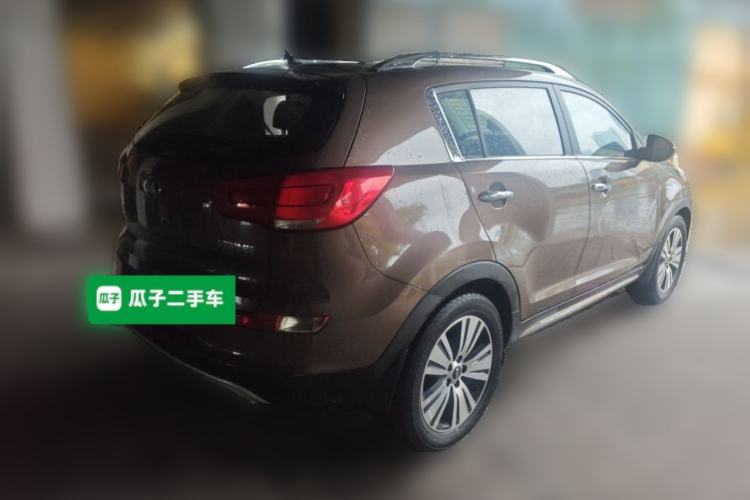 Used Kia Sportage R 2015 2.0L Automatic Two-Wheel Drive DLX Model Rear Right 45 Deg