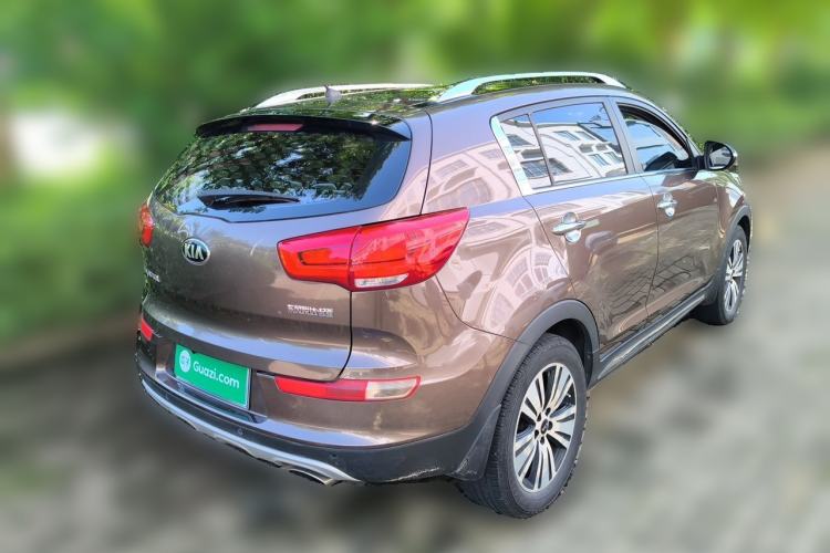 Used Kia Sportage R 2015 2.0L Automatic Two-Wheel Drive DLX Model Rear Right 45 Deg