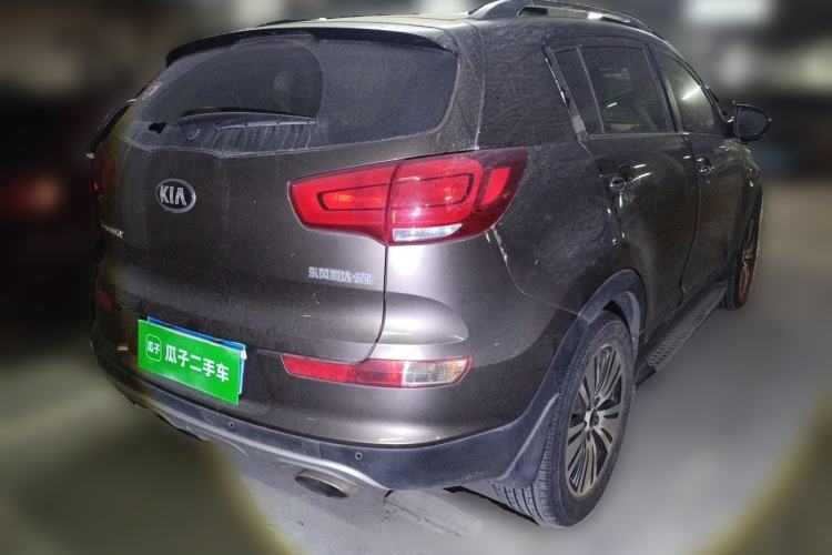 Used Kia Sportage R 2015 2.0L Automatic Two-Wheel Drive DLX Model Rear Right 45 Deg