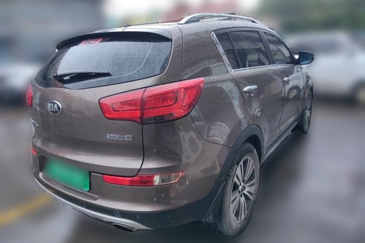 Used Kia Sportage R 2015 2.0L Automatic Two-Wheel Drive DLX Model Rear Right 45 Deg
