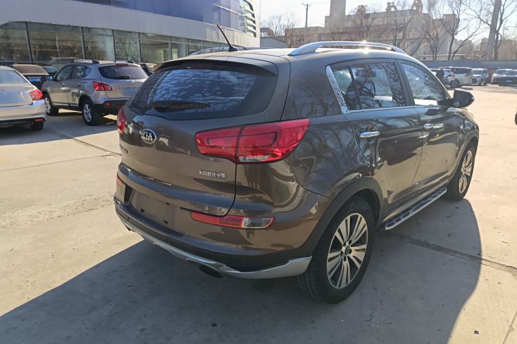 Used Kia Sportage R 2015 2.0L Automatic Two-Wheel Drive DLX Model Rear Right 45 Deg
