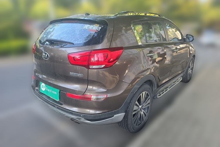 Used Kia Sportage R 2015 2.0L Automatic Two-Wheel Drive DLX Model Rear Right 45 Deg