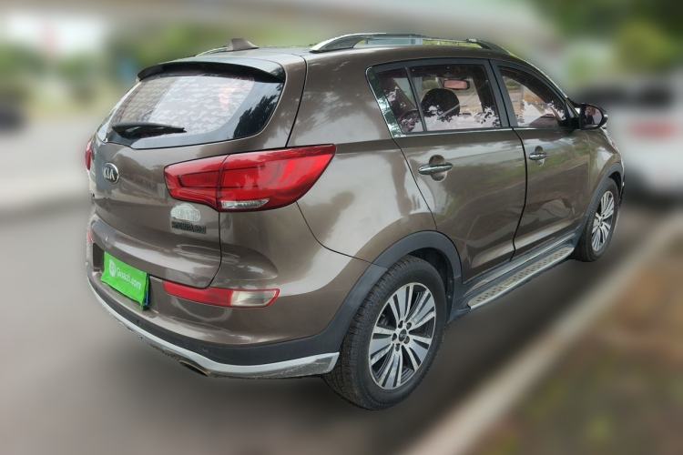 Used Kia Sportage R 2015 2.0L Automatic Two-Wheel Drive DLX Model Rear Right 45 Deg