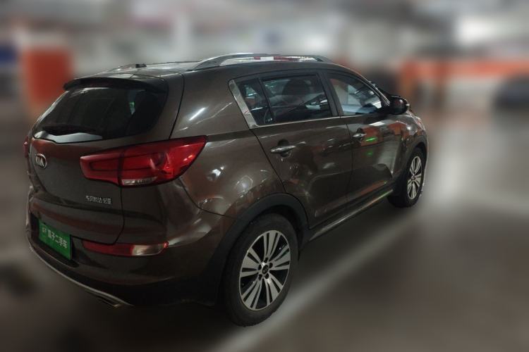 Used Kia Sportage R 2015 2.0L Automatic Two-Wheel Drive DLX Model Rear Right 45 Deg