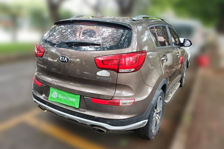 Used Kia Sportage R 2015 2.0L Automatic Two-Wheel Drive DLX Model Rear Right 45 Deg