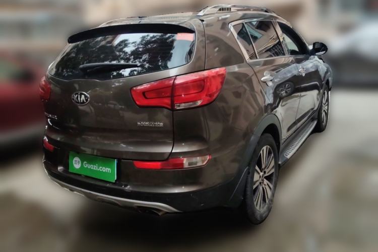 Used Kia Sportage R 2015 2.0L Automatic Two-Wheel Drive DLX Model Rear Right 45 Deg