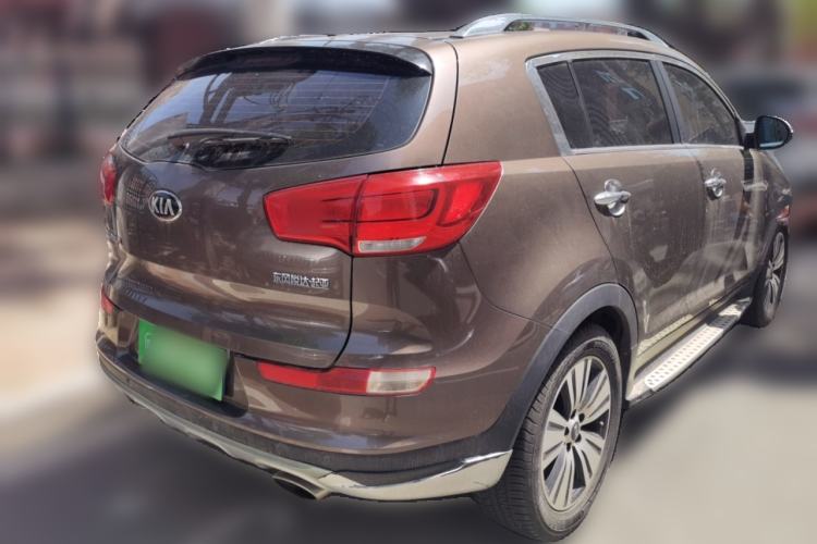 Used Kia Sportage R 2015 2.0L Automatic Two-Wheel Drive DLX Model Rear Right 45 Deg