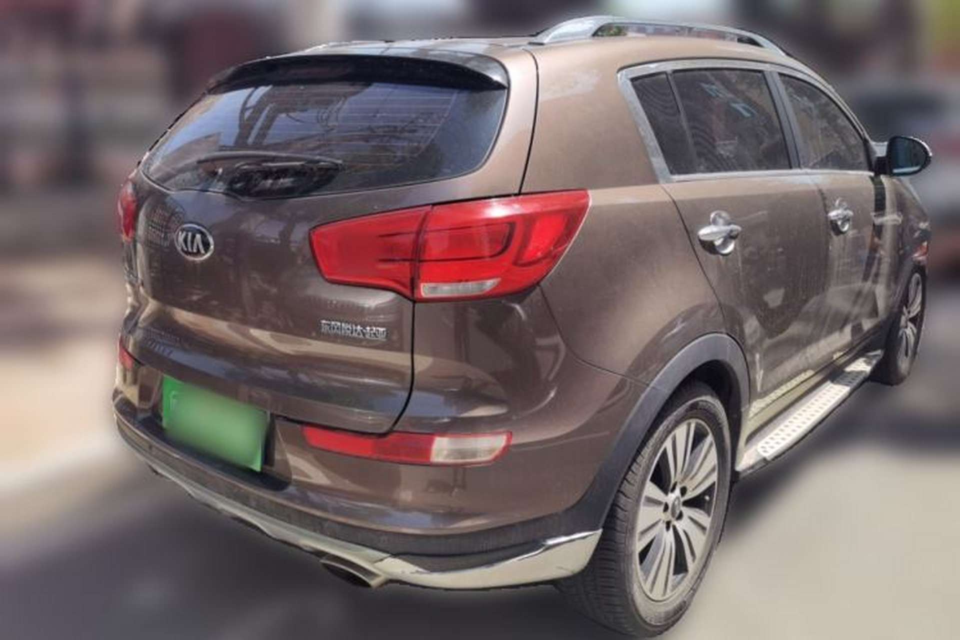 Used Kia Sportage R 2015 2.0L Automatic Two-Wheel Drive DLX Model Rear Right 45 Deg