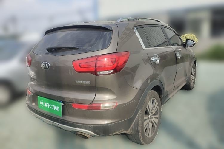 Used Kia Sportage R 2015 2.0L Automatic Two-Wheel Drive DLX Model Rear Right 45 Deg