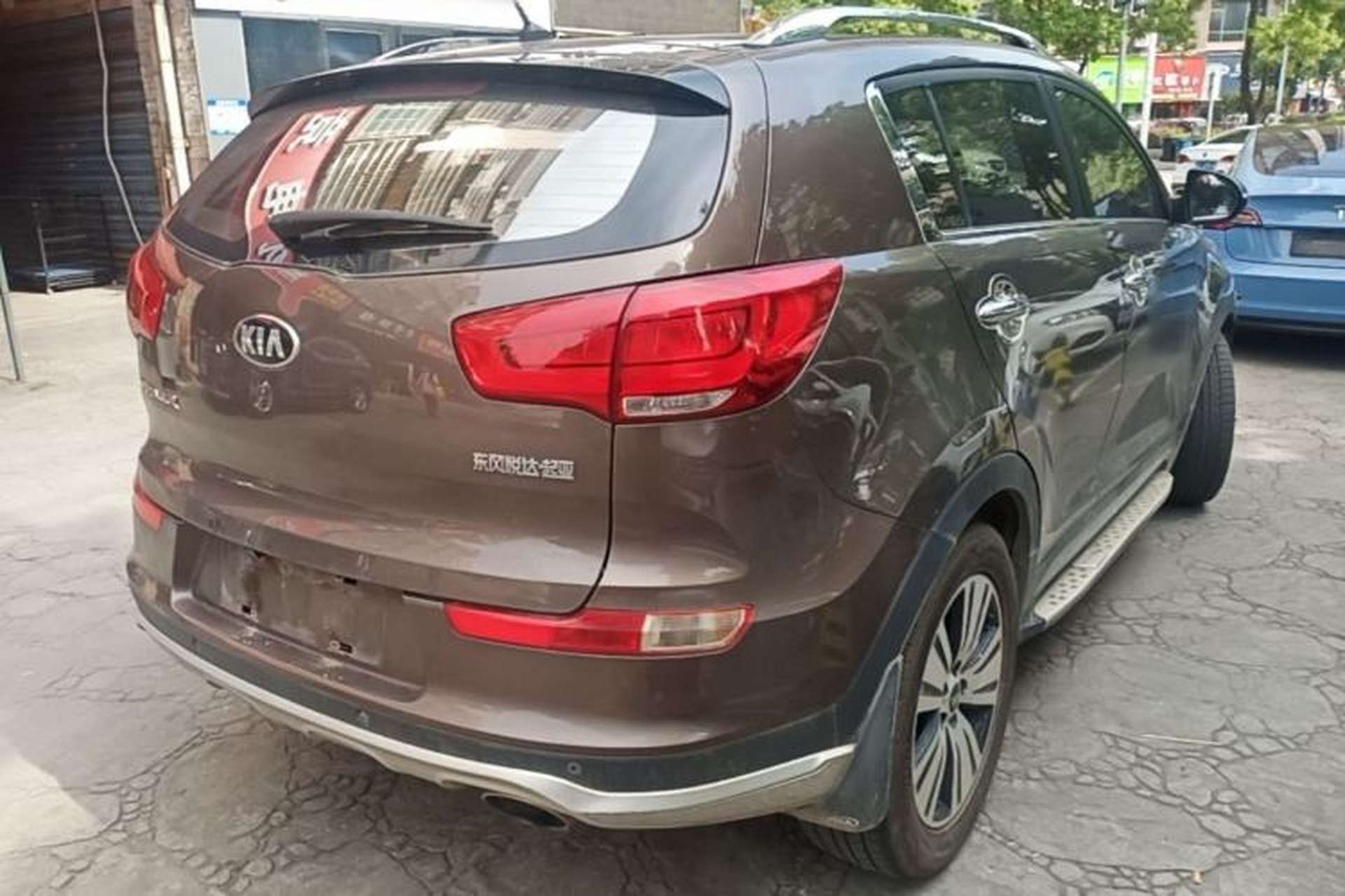 Used Kia Sportage R 2015 2.0L Automatic Two-Wheel Drive DLX Model Rear Right 45 Deg
