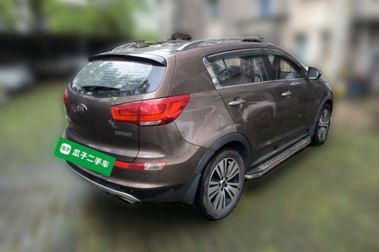 Used Kia Sportage R 2015 2.0L Automatic Two-Wheel Drive DLX Model Rear Right 45 Deg