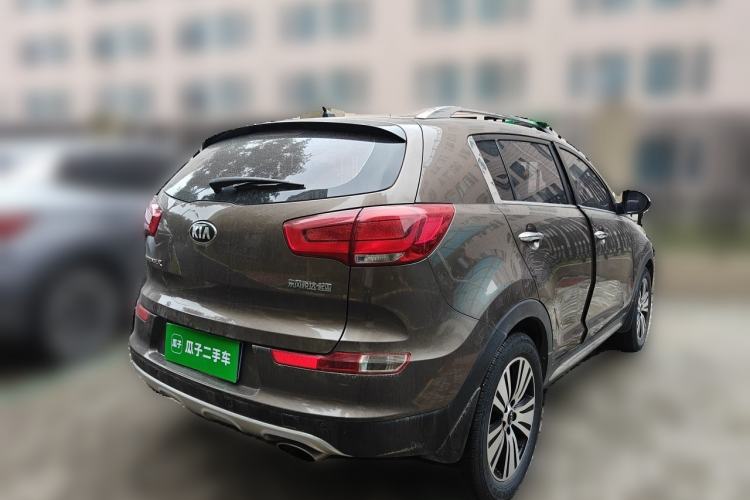 Used Kia Sportage R 2015 2.0L Automatic Two-Wheel Drive DLX Model Rear Right 45 Deg