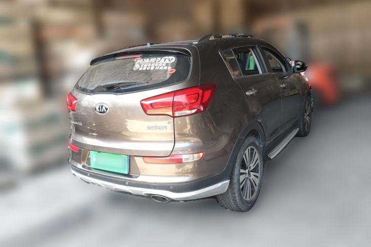 Used Kia Sportage R 2015 2.0L Automatic Two-Wheel Drive DLX Model Rear Right 45 Deg