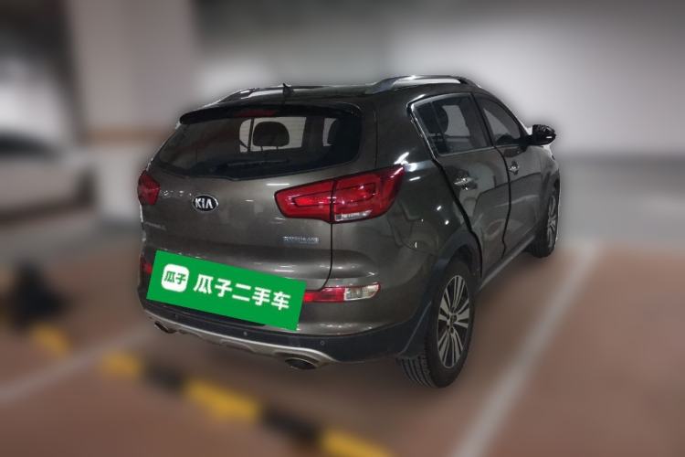 Used Kia Sportage R 2015 2.0L Automatic Two-Wheel Drive DLX Model Rear Right 45 Deg