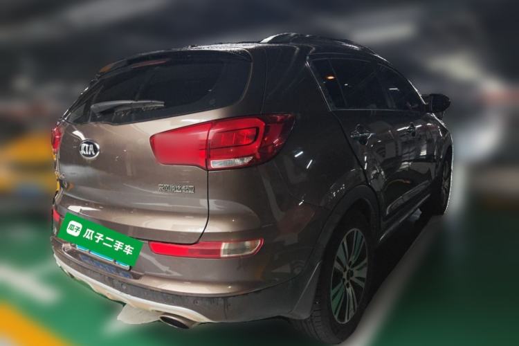 Used Kia Sportage R 2015 2.0L Automatic Two-Wheel Drive DLX Model Rear Right 45 Deg