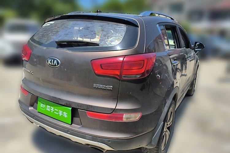 Used Kia Sportage R 2015 2.0L Automatic Two-Wheel Drive DLX Model Rear Right 45 Deg