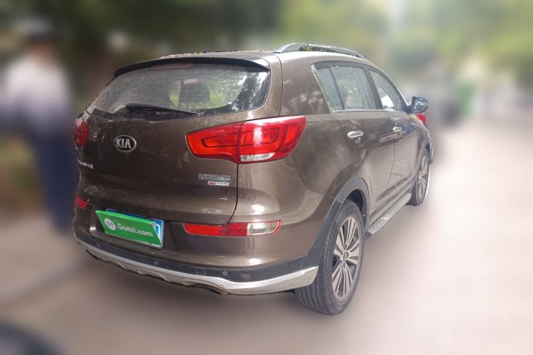 Used Kia Sportage R 2015 2.0L Automatic Two-Wheel Drive DLX Model Rear Right 45 Deg