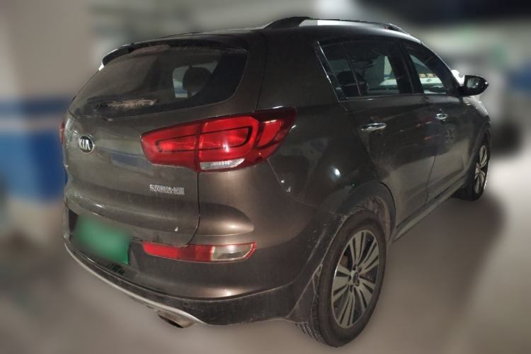 Used Kia Sportage R 2015 2.0L Automatic Two-Wheel Drive DLX Model Rear Right 45 Deg