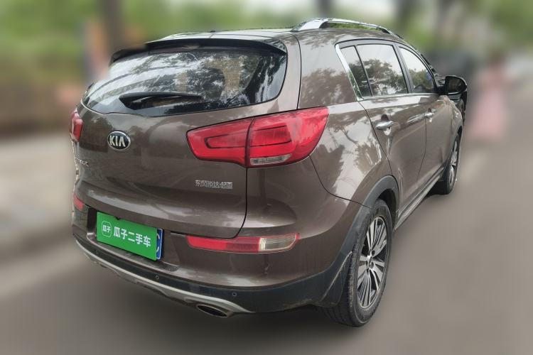 Used Kia Sportage R 2015 2.0L Automatic Two-Wheel Drive DLX Model Rear Right 45 Deg
