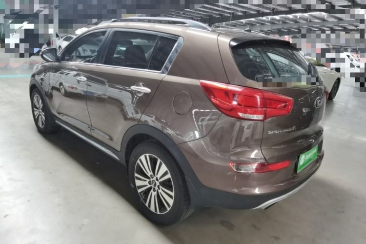 Used Kia Sportage R 2015 2.0L Automatic Two-Wheel Drive DLX Model Rear Left 45 Deg