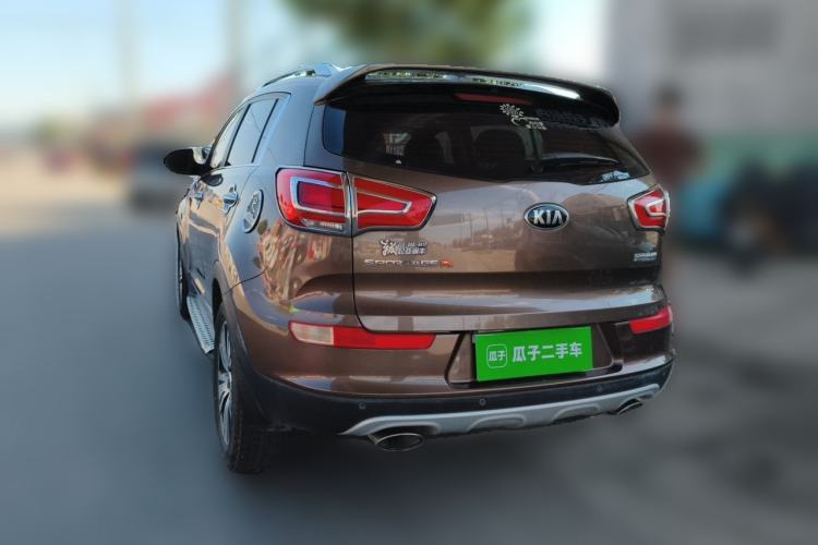 Used Kia Sportage R 2015 2.0L Automatic Two-Wheel Drive DLX Model Rear Left 45 Deg