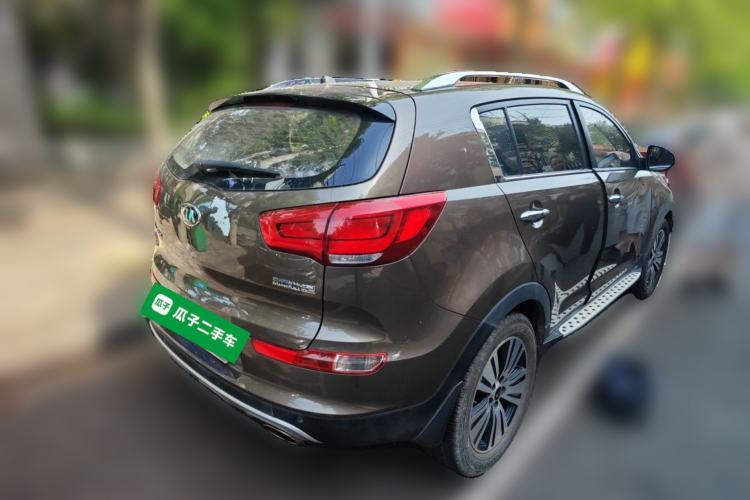 Used Kia Sportage R 2015 2.0L Automatic Two-Wheel Drive DLX Model Rear Right 45 Deg