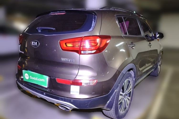 Used Kia Sportage R 2015 2.0L Automatic Two-Wheel Drive DLX Model Rear Right 45 Deg