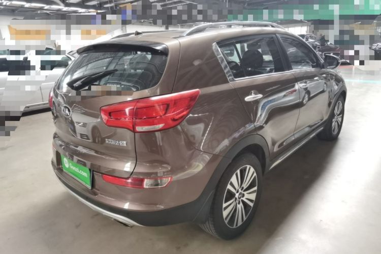 Used Kia Sportage R 2015 2.0L Automatic Two-Wheel Drive DLX Model Rear Right 45 Deg