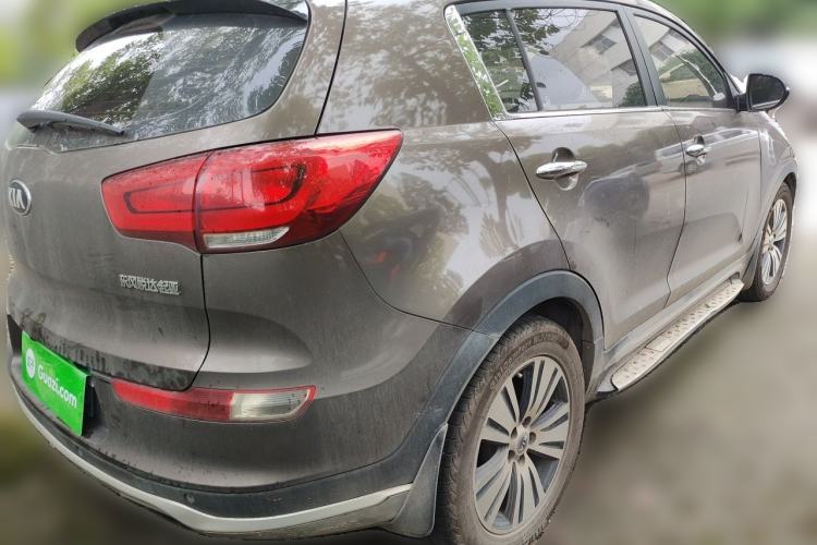 Used Kia Sportage R 2015 2.0L Automatic Two-Wheel Drive DLX Model Rear Right 45 Deg