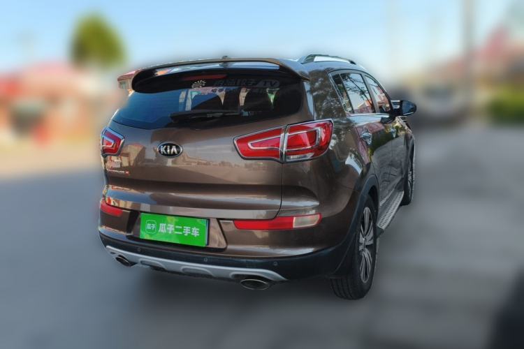 Used Kia Sportage R 2015 2.0L Automatic Two-Wheel Drive DLX Model Rear Right 45 Deg